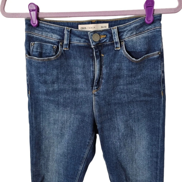 Asos Denim High Waist Skinny Jeans - Picture 2 of 6